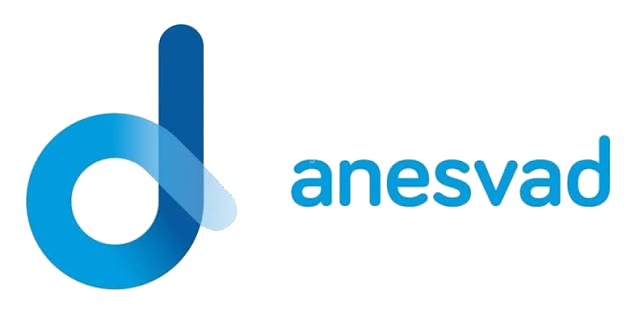 Logo de Anesvad, empresa formada por AEDIA