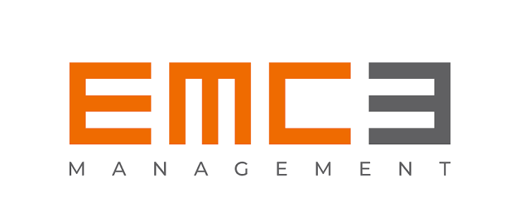 Logo de EMC3 Management, empresa formada por AEDIA
