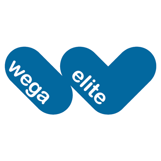 Logo de Wega Elite, empresa formada por AEDIA